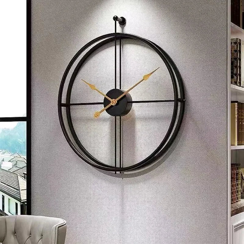 Large silent wall clock