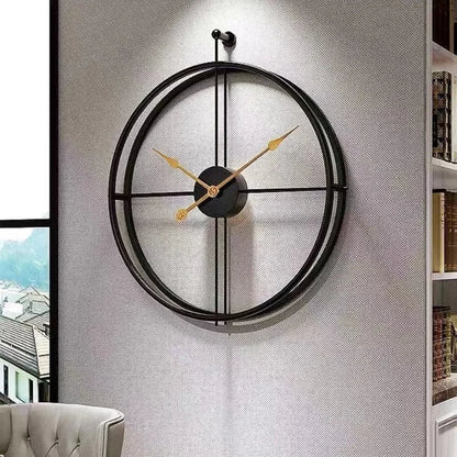 Large silent wall clock