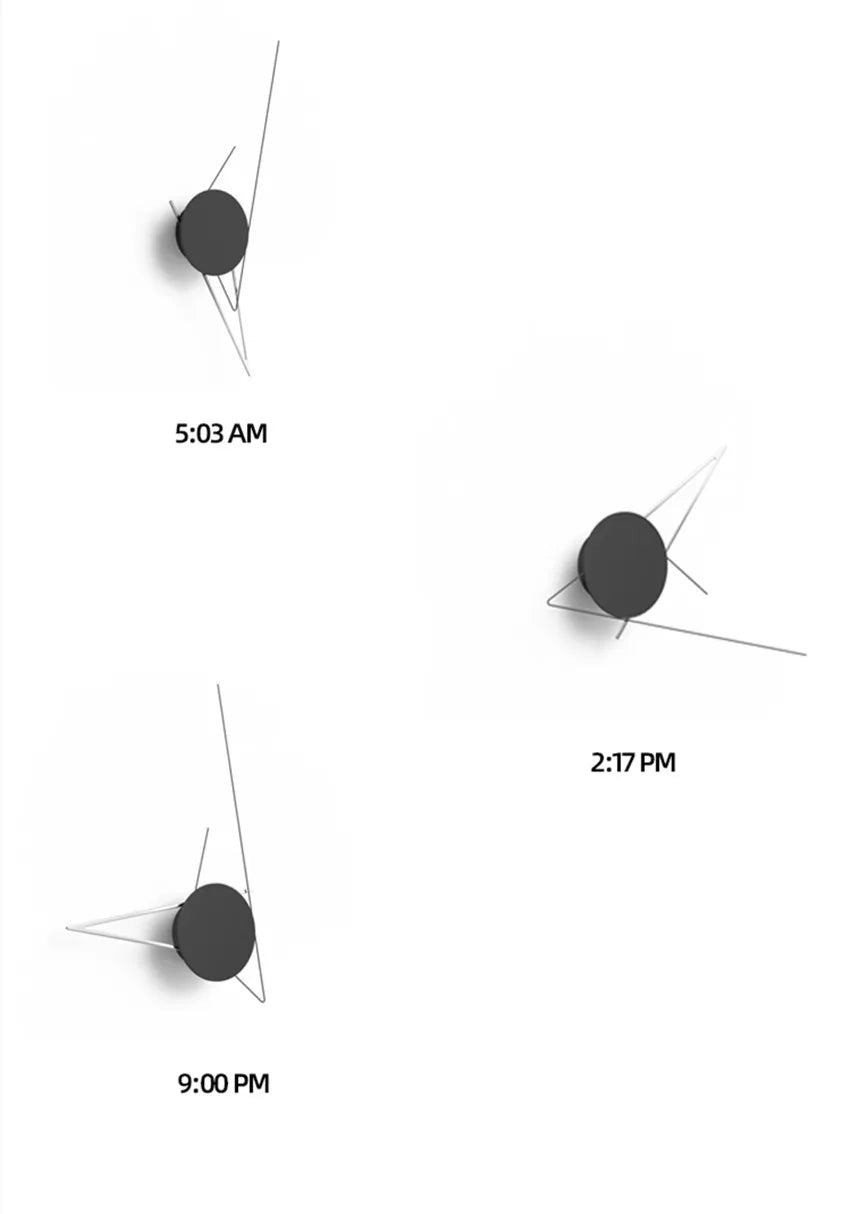 Wall clock with a silent mechanism