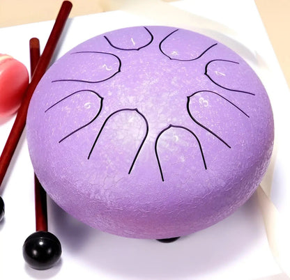 Steel Tongue Drum z torbą transportową do medytacji i użytku w ogrodzie