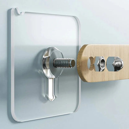 Self-adhesive wall hooks, 10 pcs.