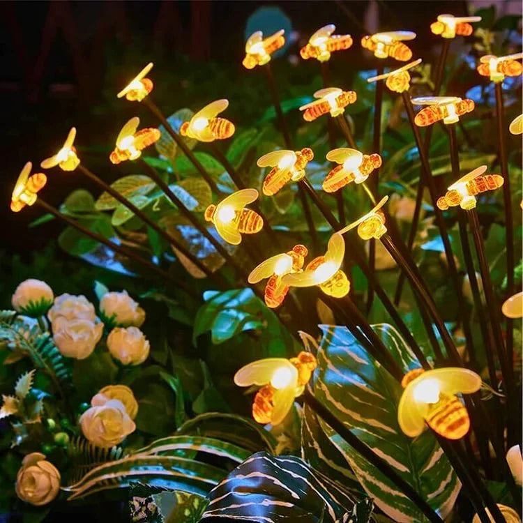 Solarna Lampa Ogrodowa LED Firefly z Efektem Ruchomych Punktów Światła 75 cm