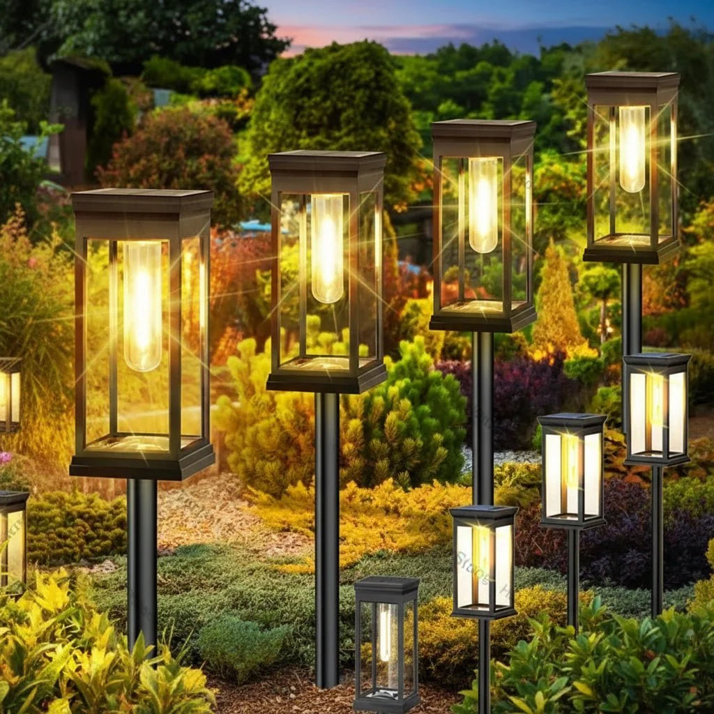 Solarna Lampa LED do Ogrodu z Automatycznym Sterowaniem i Montażem Gruntowym