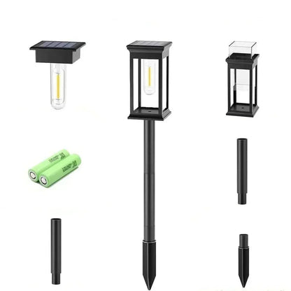 Solarna Lampa LED do Ogrodu z Automatycznym Sterowaniem i Montażem Gruntowym