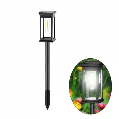 Solarna Lampa LED do Ogrodu z Automatycznym Sterowaniem i Montażem Gruntowym