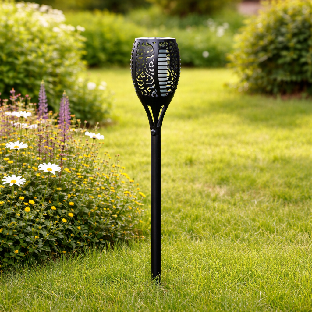 Solarna lampa pochodnia LED