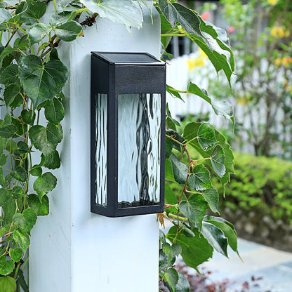 Lampa Ścienna Solarna LED z Czujnikiem Zmierzchu do Oświetlenia Zewnętrznego