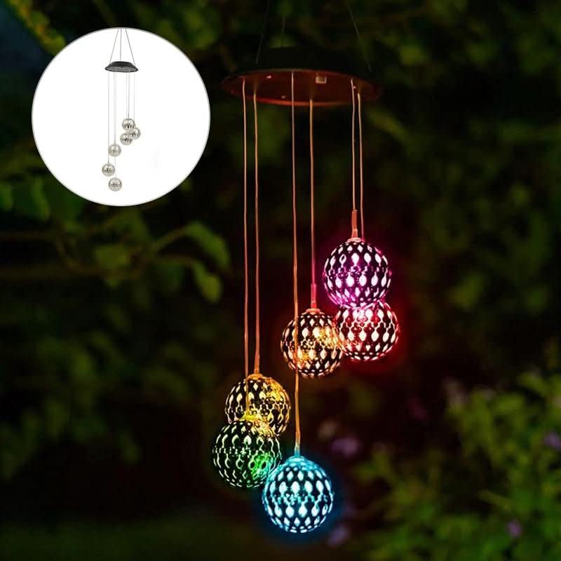 Solar LED wind chime