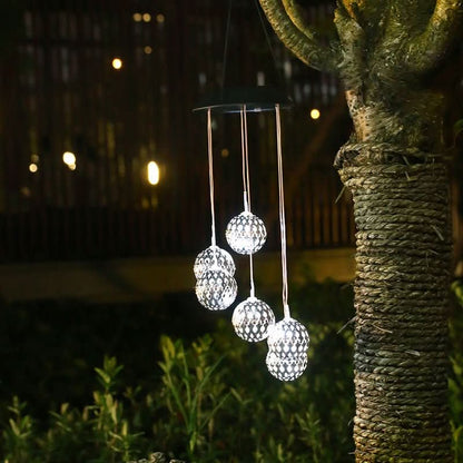Solar LED wind chime