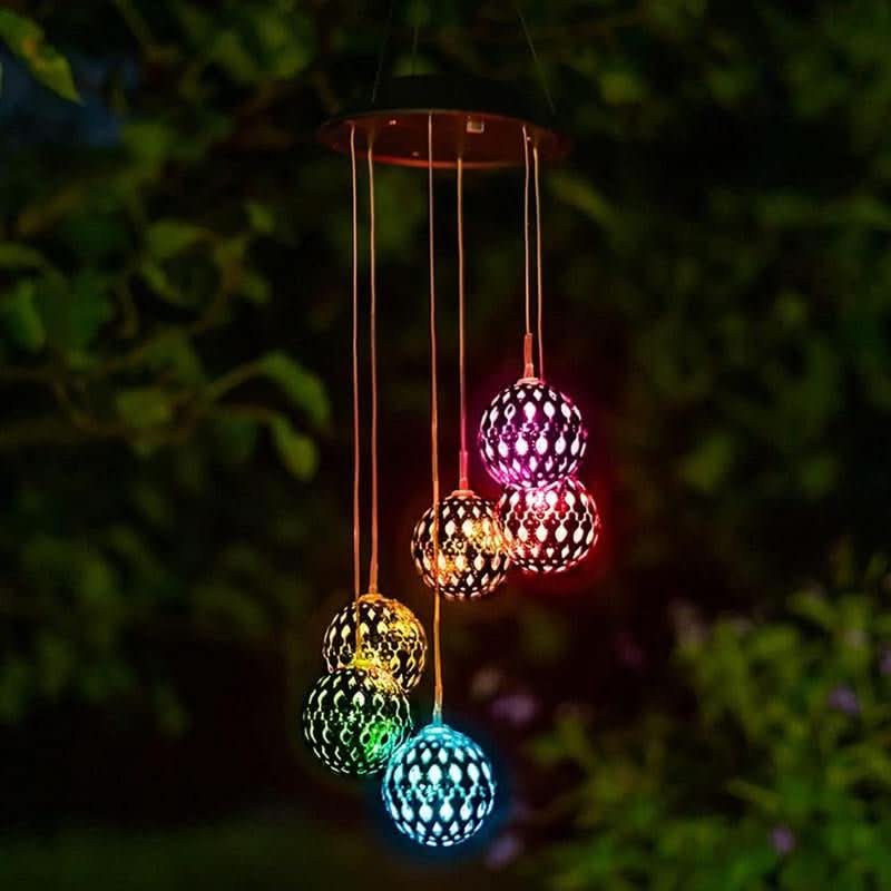 Solar LED wind chime