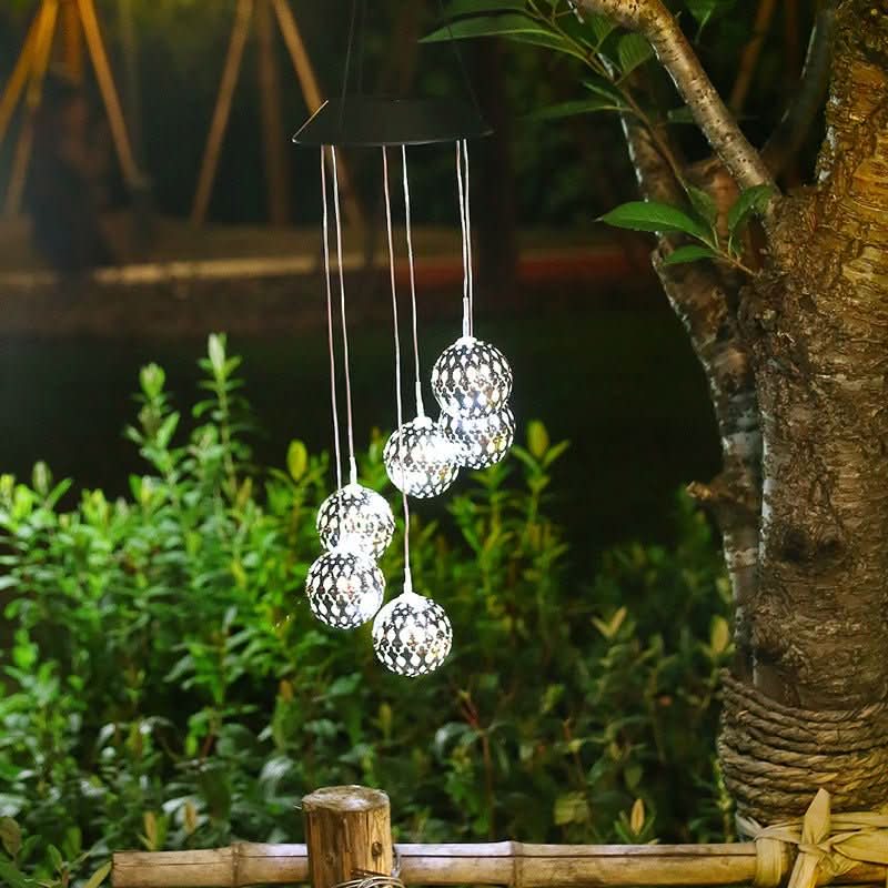 Solar LED wind chime