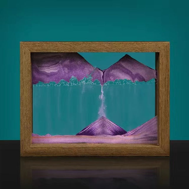 Tableau 3D avec sable mouvant