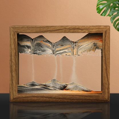 Tableau 3D avec sable mouvant
