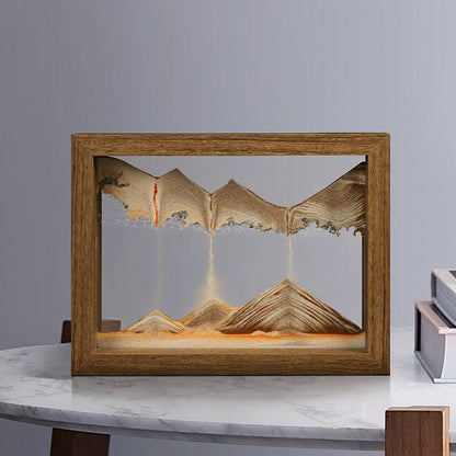 Tableau 3D avec sable mouvant