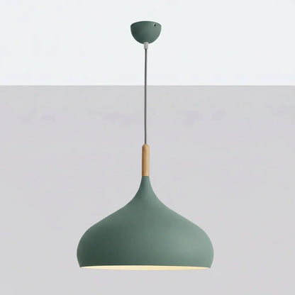 Lampa Wisząca w Stylu Skandynawskim z Kolorowymi Akcentami LED