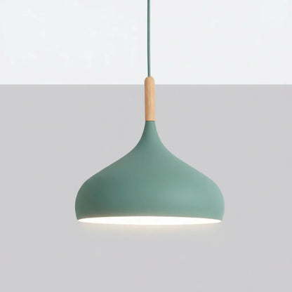 Lampa Wisząca w Stylu Skandynawskim z Kolorowymi Akcentami LED