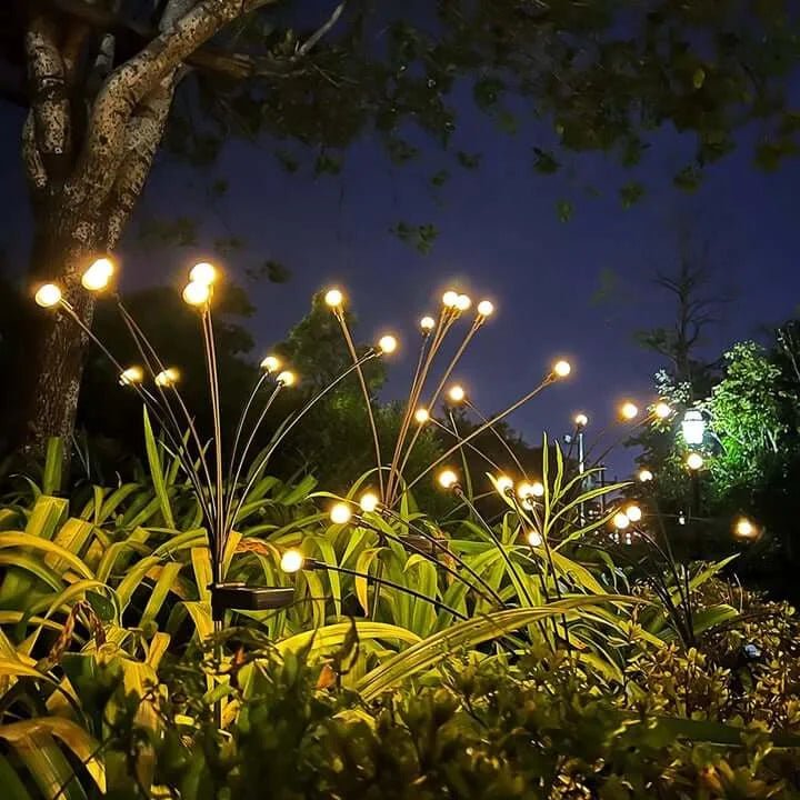 Solarna Lampa Ogrodowa LED Firefly z Efektem Ruchomych Punktów Światła 75 cm