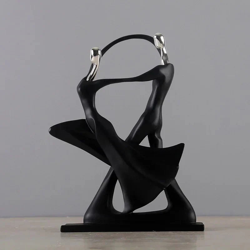 Figurka Tańczącej Pary z Żywicy do Dekoracji Wnętrz – 25 cm