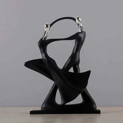 Figurka Tańczącej Pary z Żywicy do Dekoracji Wnętrz – 25 cm