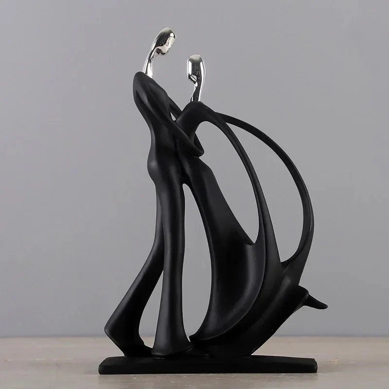 Figurka Tańczącej Pary z Żywicy do Dekoracji Wnętrz – 25 cm