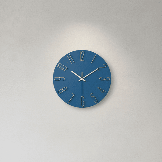 Horloge murale minimaliste et silencieuse
