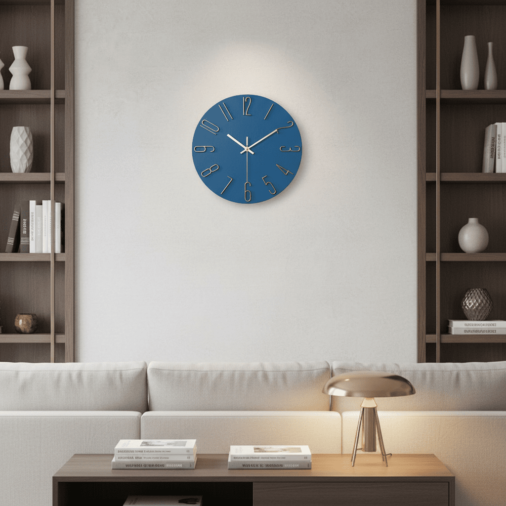 Zegar Ścienny Minimalistyczny 30 cm z Cichym Mechanizmem Kwarcowym