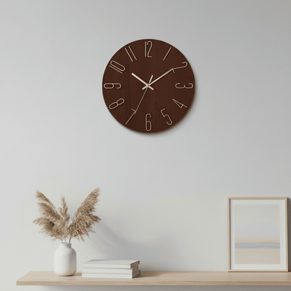 Zegar Ścienny Minimalistyczny 30 cm z Cichym Mechanizmem Kwarcowym