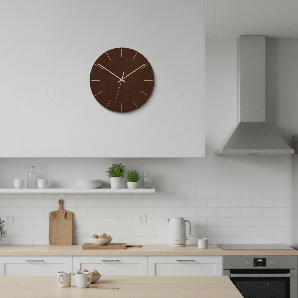 Zegar Ścienny Minimalistyczny 30 cm z Cichym Mechanizmem Kwarcowym