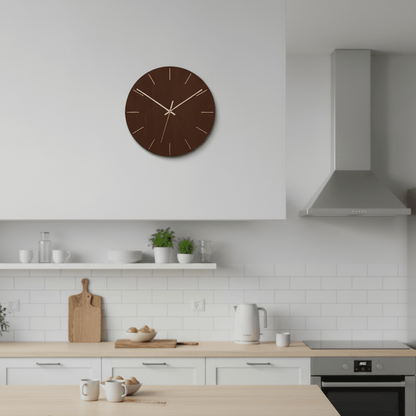 Zegar Ścienny Minimalistyczny 30 cm z Cichym Mechanizmem Kwarcowym
