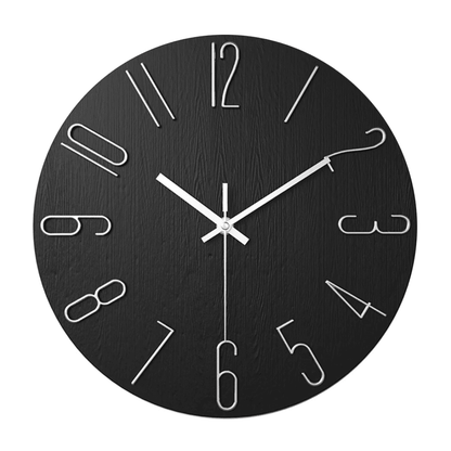 Zegar Ścienny Minimalistyczny 30 cm z Cichym Mechanizmem Kwarcowym
