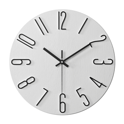 Zegar Ścienny Minimalistyczny 30 cm z Cichym Mechanizmem Kwarcowym