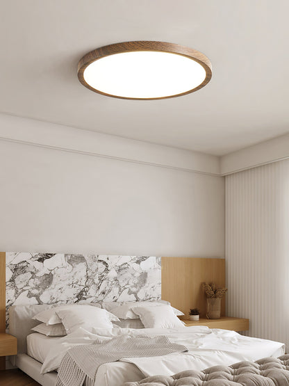 Ultracienka ronde plafondlamp met geïntegreerde LED en instelbare lichtkleur