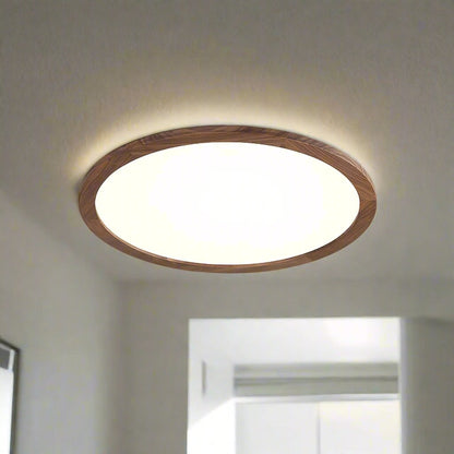 Ultracienka ronde plafondlamp met geïntegreerde LED en instelbare lichtkleur