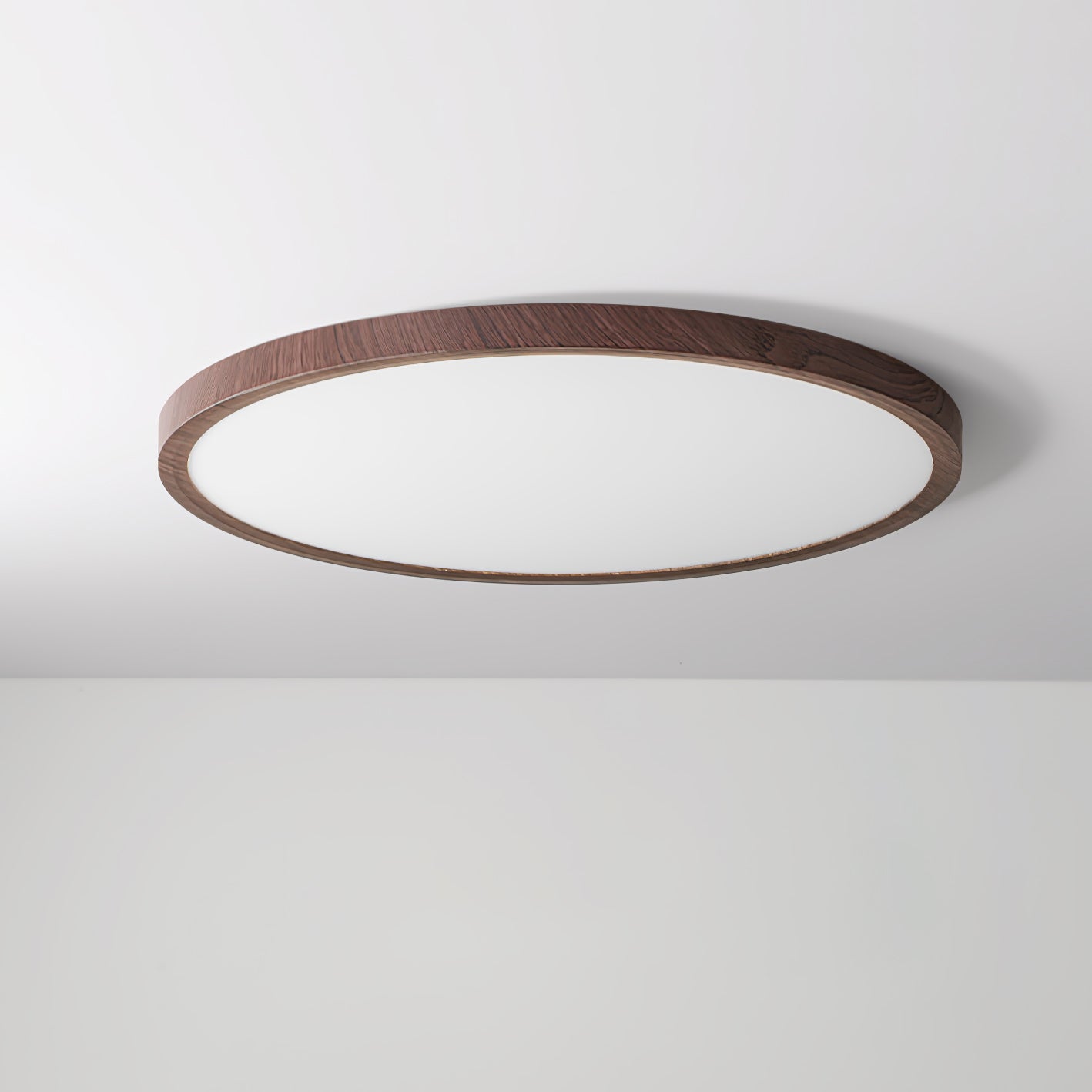 Ultracienka ronde plafondlamp met geïntegreerde LED en instelbare lichtkleur