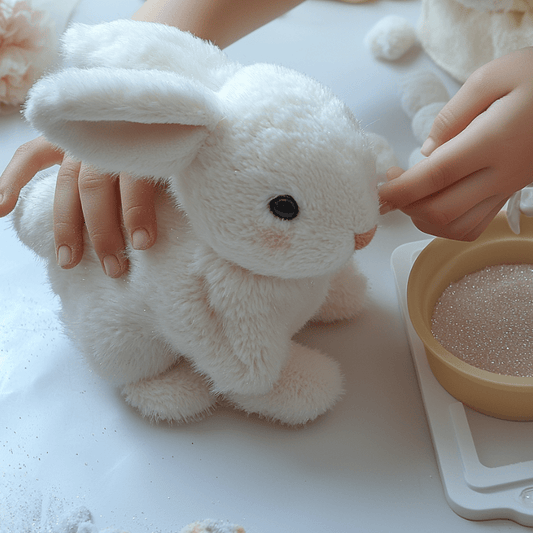 Interactive rabbit toy for pets