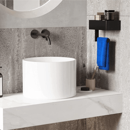 Porte-papier toilette avec étagère