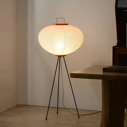 Lampa podłogowa w stylu japońskim