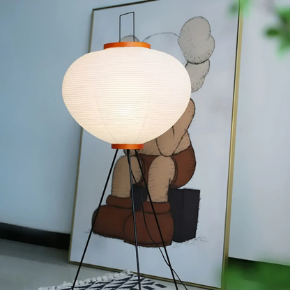 Lampa podłogowa w stylu japońskim