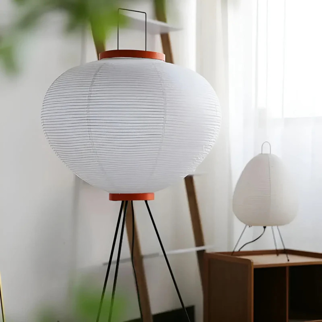 Lampa podłogowa w stylu japońskim