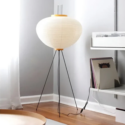 Lampa podłogowa w stylu japońskim