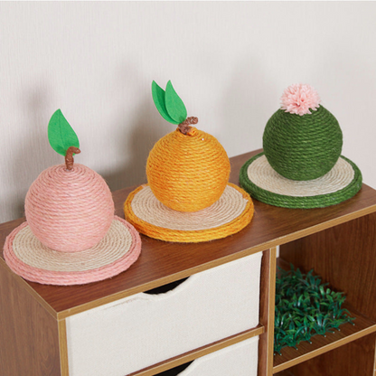 Griffoir pour chat en forme de fruit