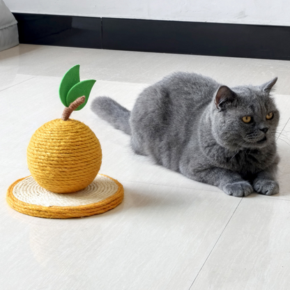Griffoir pour chat en forme de fruit