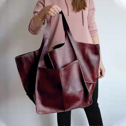 Torba Tote w Stylu Vintage z Przestronnym Wnętrzem