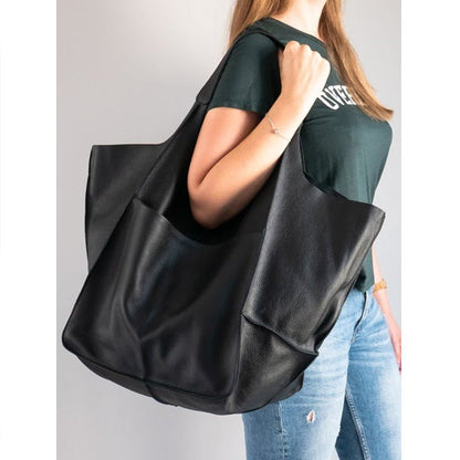 Torba Tote w Stylu Vintage z Przestronnym Wnętrzem