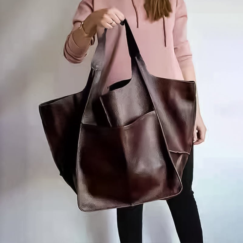 Torba Tote w Stylu Vintage z Przestronnym Wnętrzem