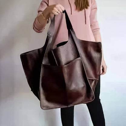 Torba Tote w Stylu Vintage z Przestronnym Wnętrzem