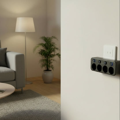 Listwa Zasilająca z 4 Gniazdami, Portami USB i Zabezpieczeniem Dziecięcym