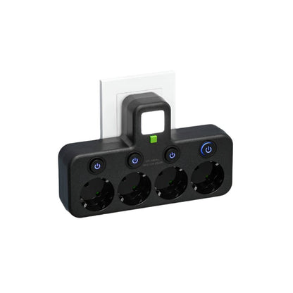 Listwa Zasilająca z 4 Gniazdami, Portami USB i Zabezpieczeniem Dziecięcym