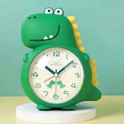 Dinosaur alarm clock with a night light
