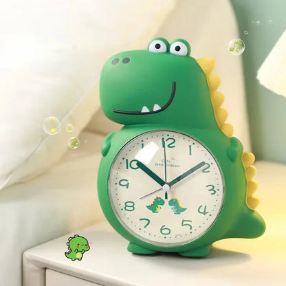 Dinosaur alarm clock with a night light
